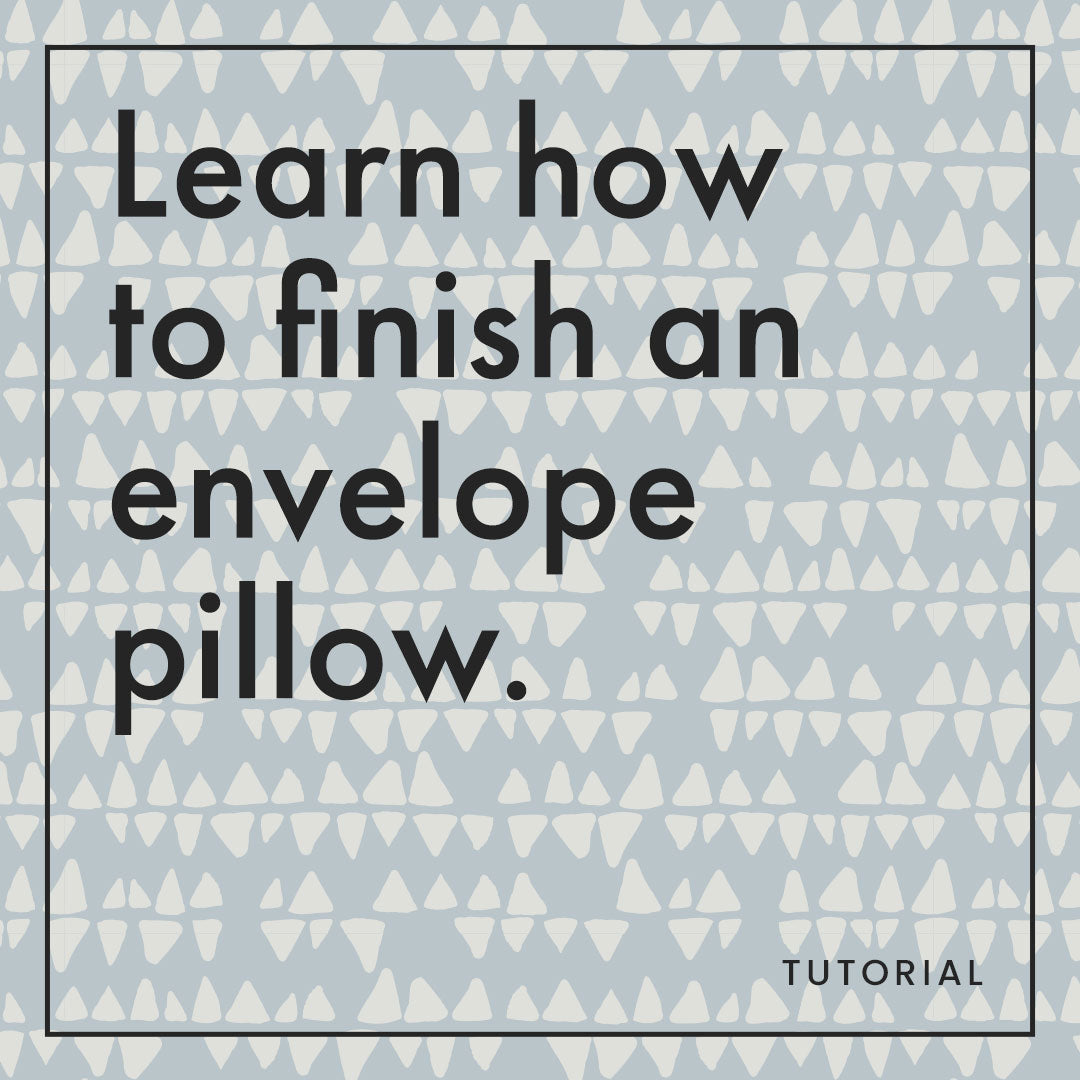 How To Make An Envelope Pillow
