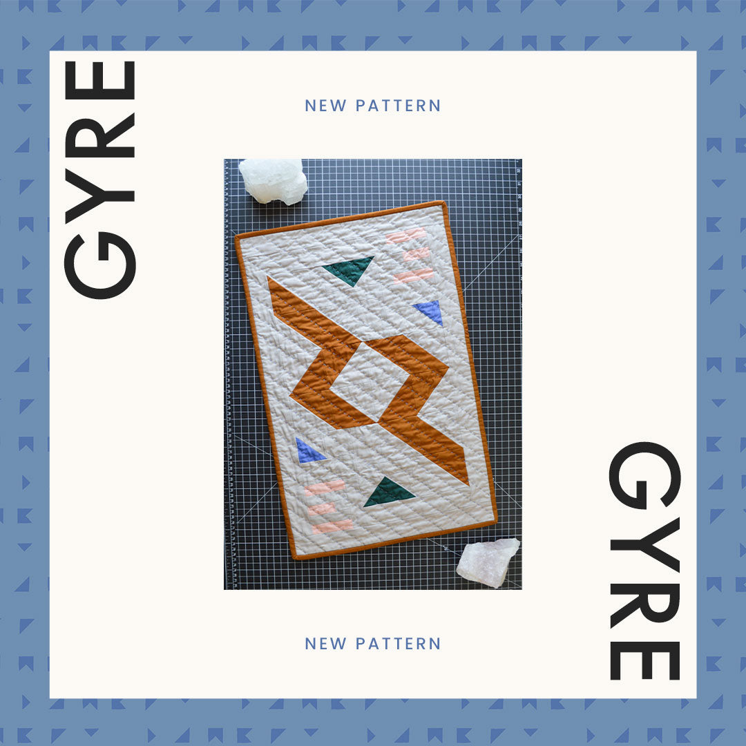 New Pattern: Gyre Mini Quilt