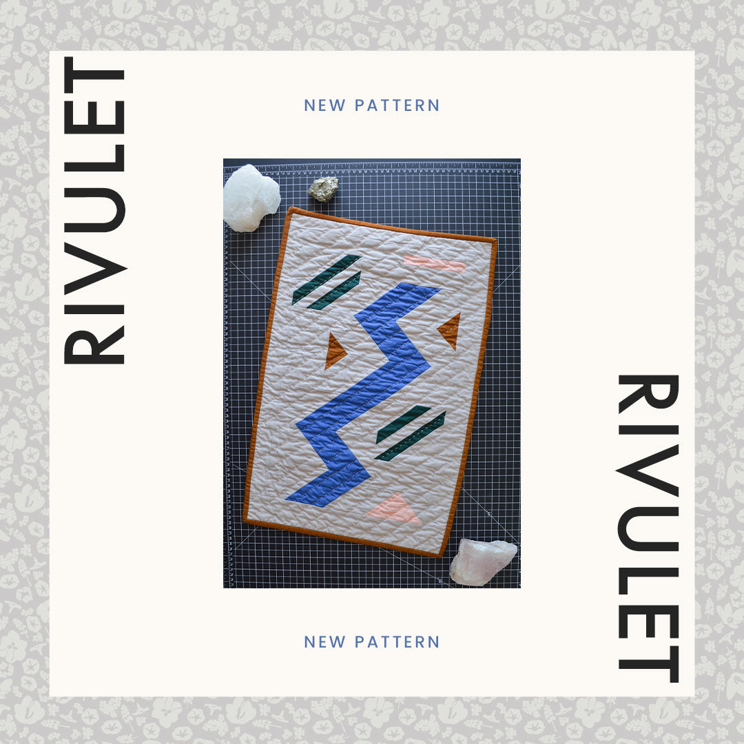 New Pattern: Rivulet Mini Quilt