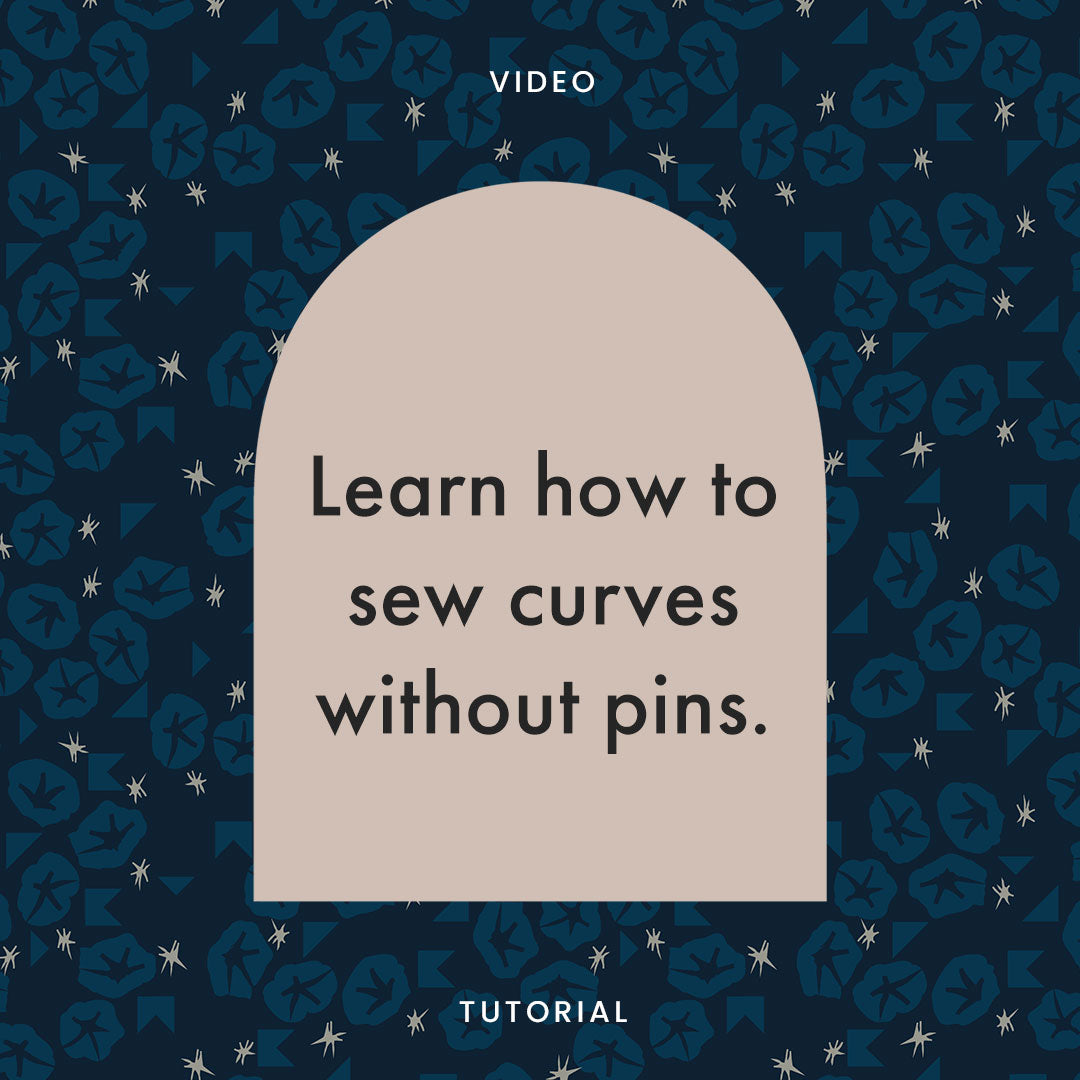 How To Sew Curves Without Pins