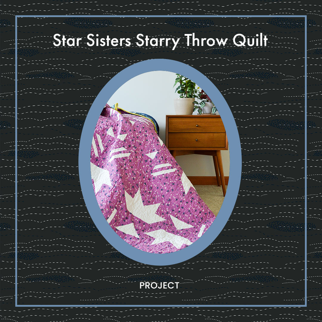 Star Sisters Starry Throw Quilt