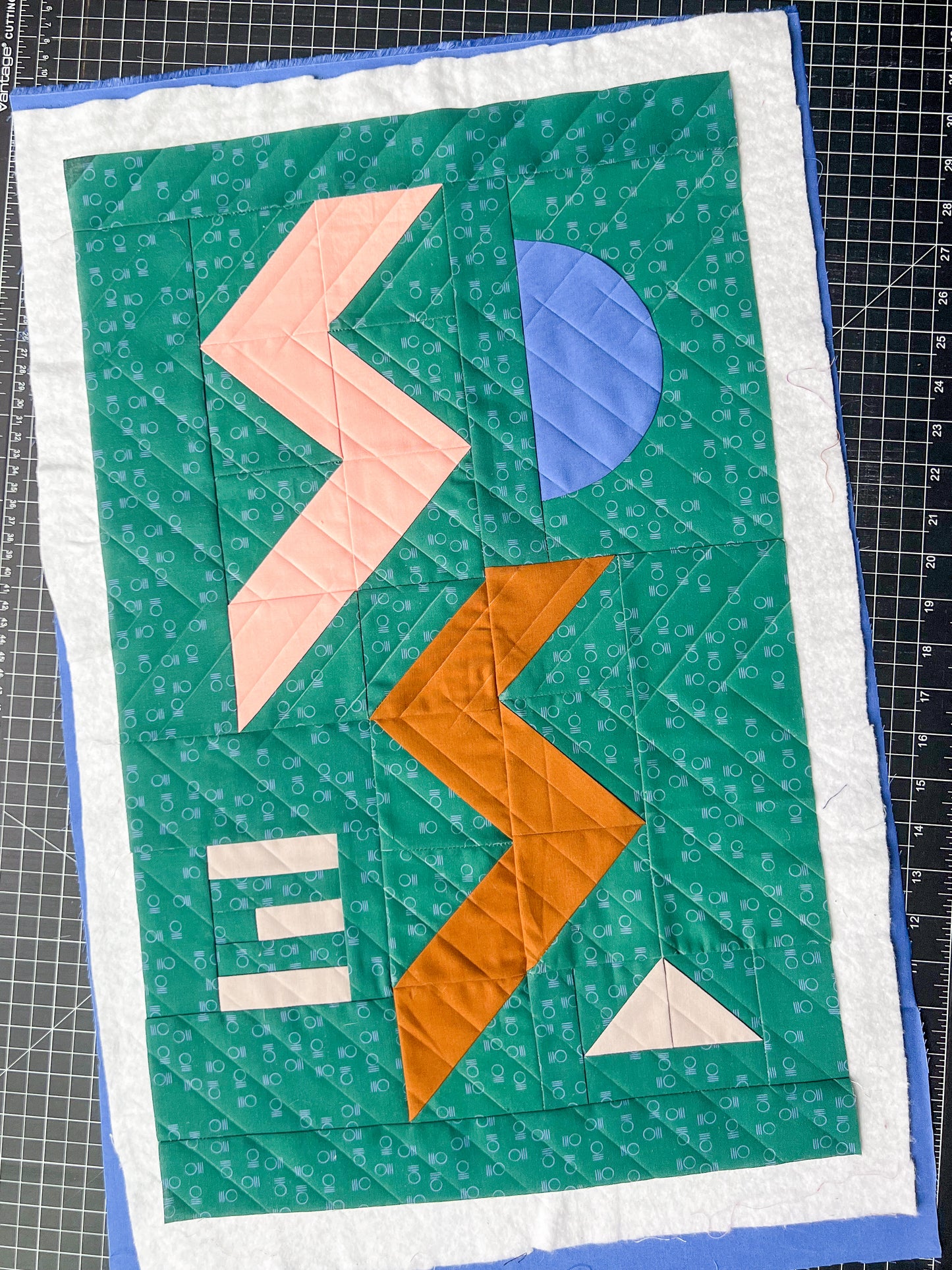 Waves (Denial) | PDF Download Mini Quilt Pattern