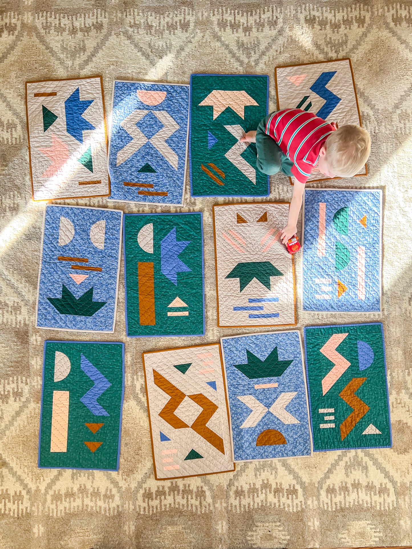 Protostar (Boundaries) | PDF Download Mini Quilt Pattern