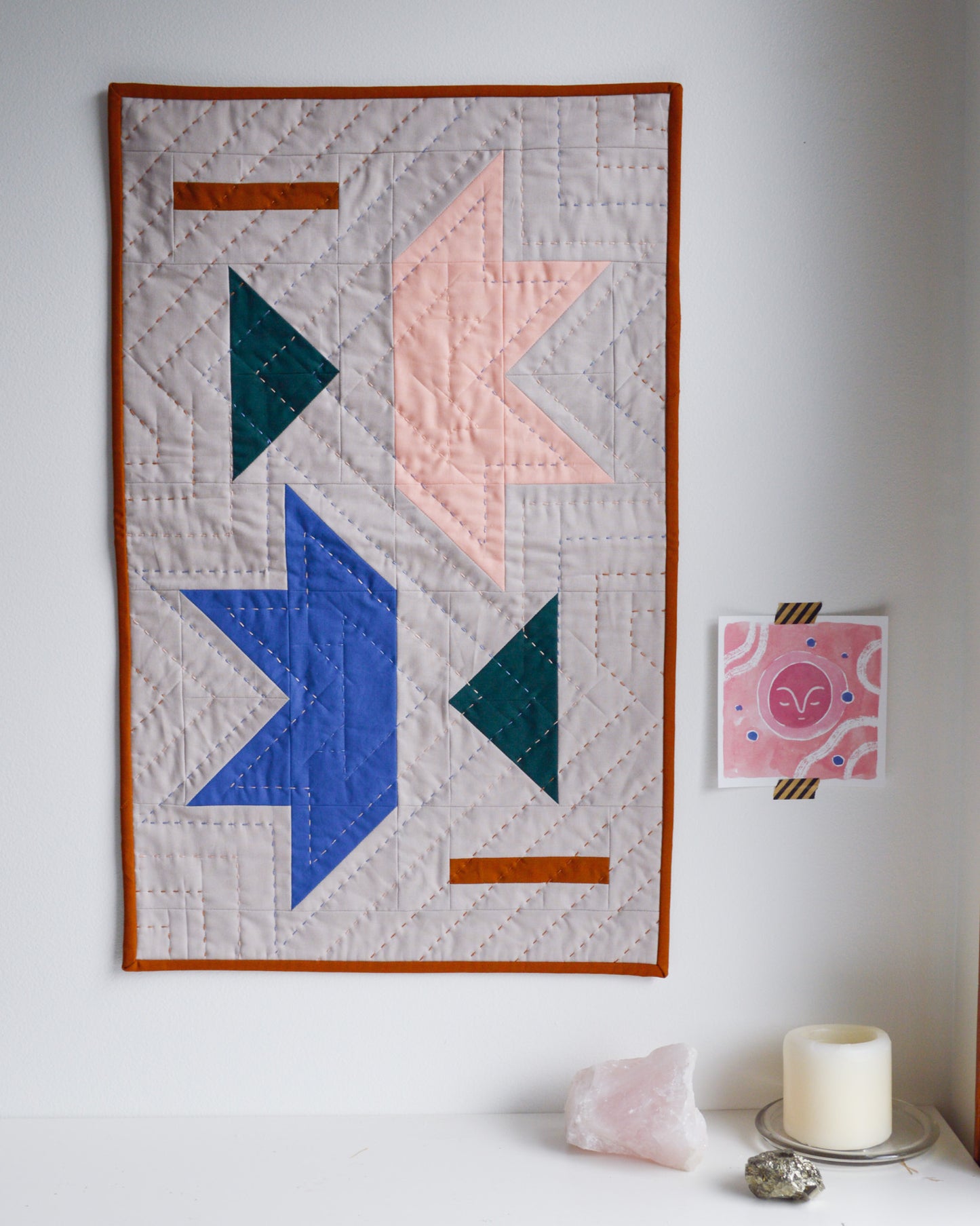 Binary Star (Patience) | PDF Download Mini Quilt Pattern