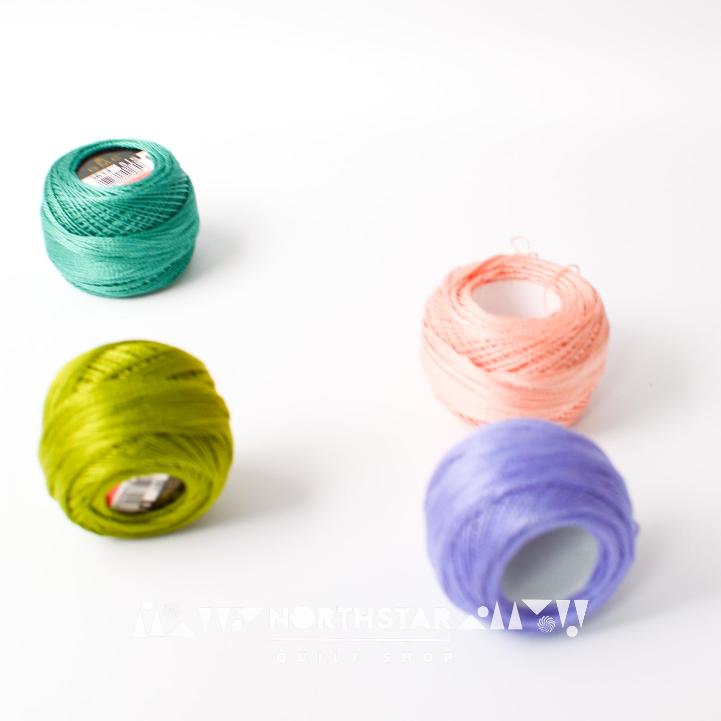 Pearl Cotton Balls Size 8 Moss