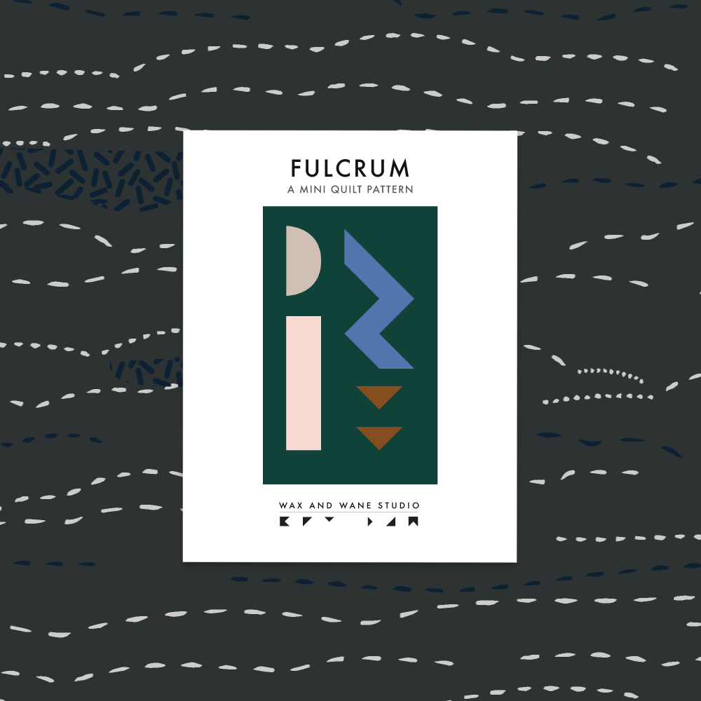 Fulcrum (Surrender) | PDF Download Mini Quilt Pattern