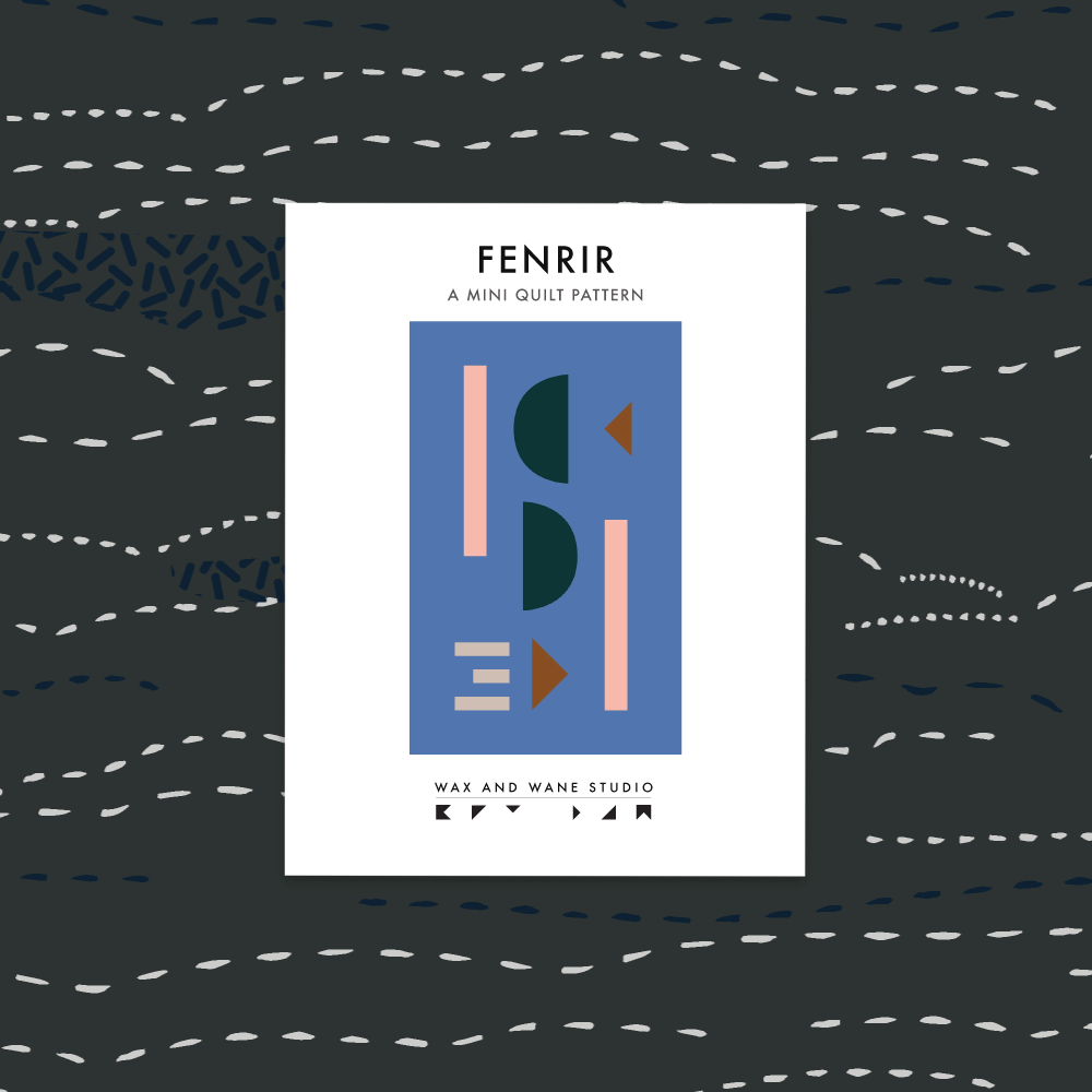 Fenrir (Fear) | PDF Download Mini Quilt Pattern
