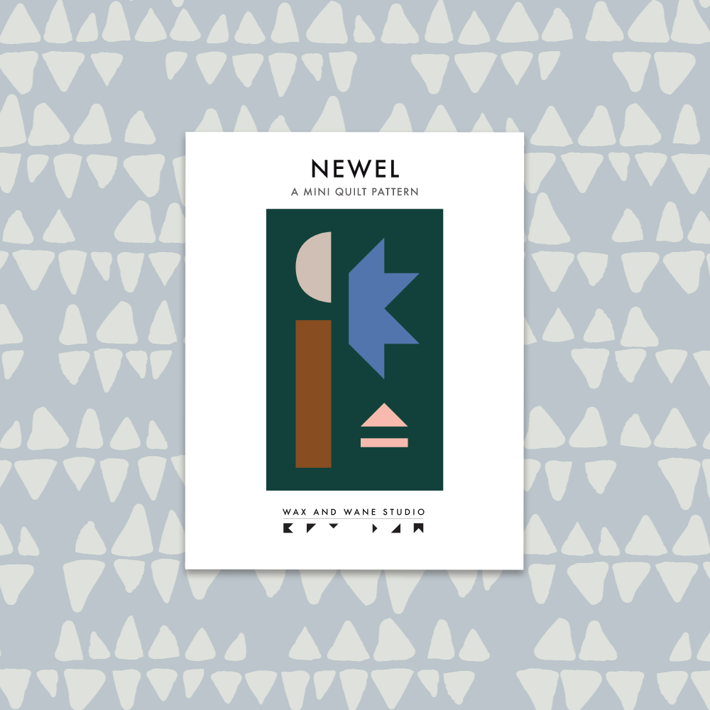 Newel (Honesty) | PDF Download Mini Quilt Pattern