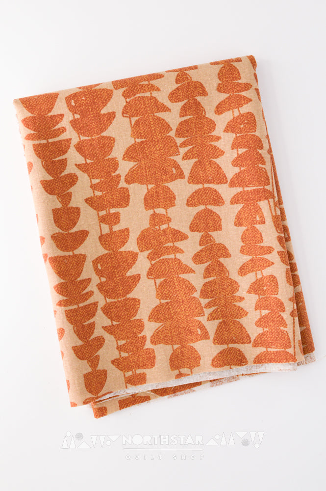Stacked Stones Sienna | Art Gallery Fabrics Linen Cotton Blend Yardage 60" Wide