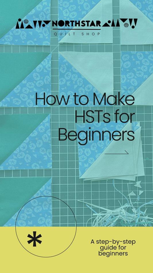 These basic blocks will teach you how to make half-square triangles with ease! Perfect for any quilt project, this simple technique adds a touch of creativity to your designs.