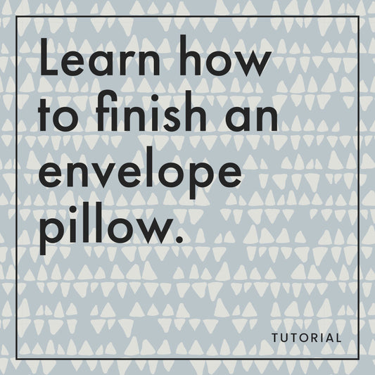 How To Make An Envelope Pillow