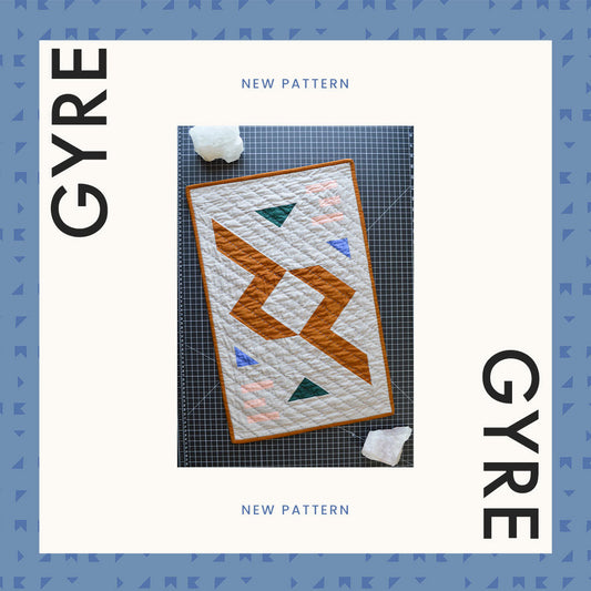New Pattern: Gyre Mini Quilt