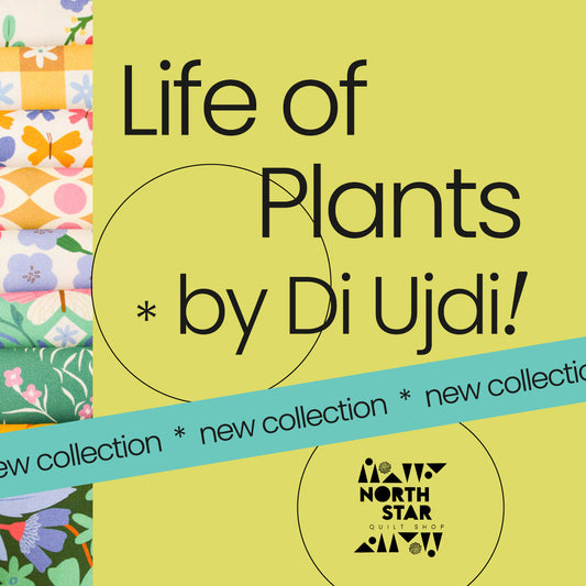 Explore the Life of Plants fabric collection at North Star Quilt Shop. Bursting with vibrant colors and intricate botanical designs, each fabric can bring your love for the natural world to life in your quilting projects.