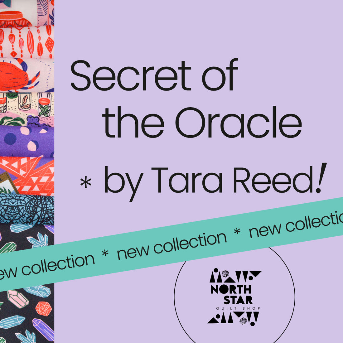 Step into a realm of creativity and fantasy with the Secret of the Oracle quilting fabric collection by Tara Reed. Let your imagination take flight with the vibrant colors and playful prints.