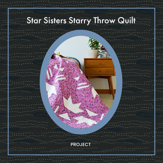 Star Sisters Starry Throw Quilt