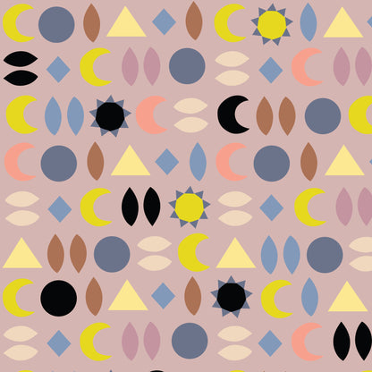 Sun and Moon | Cloud9 Fabrics Organic Cotton Batiste