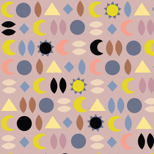 Sun and Moon | Cloud9 Fabrics Organic Cotton Batiste