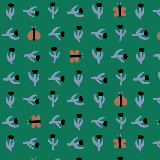 Tulip Flutter | Cloud9 Fabrics Organic Cotton Batiste