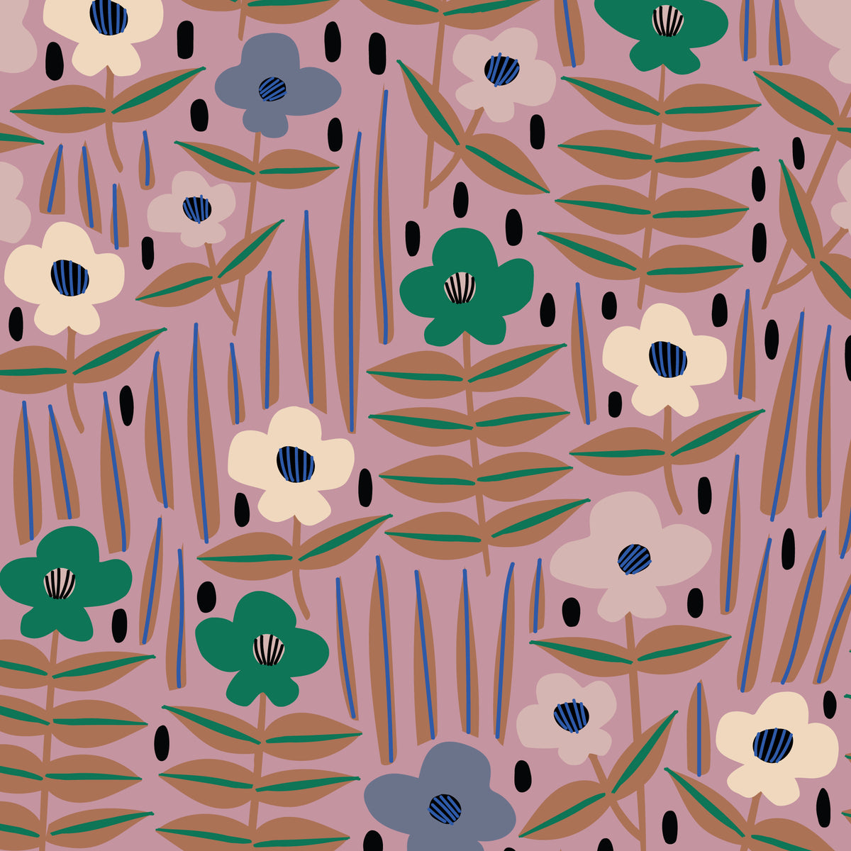 Moonflower | Cloud9 Fabrics Organic Cotton Batiste
