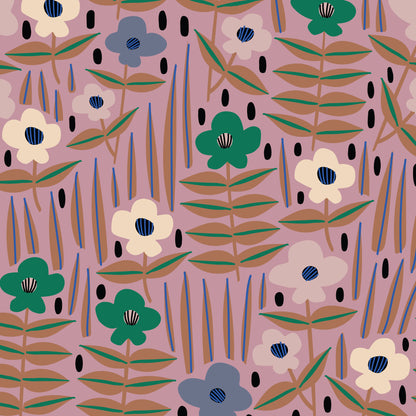 Moonflower | Cloud9 Fabrics Organic Cotton Batiste