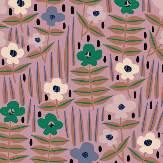 Moonflower | Cloud9 Fabrics Organic Cotton Batiste