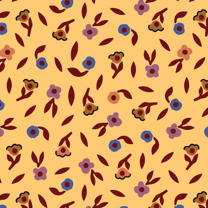 Seed Blossom | Cloud9 Fabrics Quilting Cotton Yardage Organic Cotton