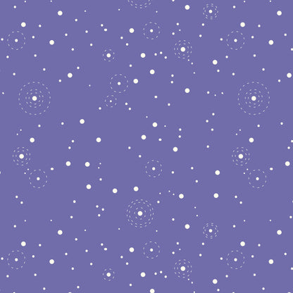 Interstellar Violet Blue | Cloud9 Fabrics Quilting Cotton Yardage Organic Cotton