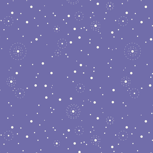 Interstellar Violet Blue | Cloud9 Fabrics Quilting Cotton Yardage Organic Cotton