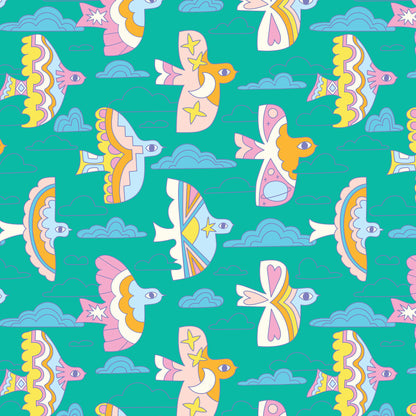 Sky Parade | Cloud9 Fabrics Quilting Cotton Yardage Organic Cotton
