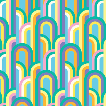 Rainbows Forever | Cloud9 Fabrics Quilting Cotton Yardage Organic Cotton