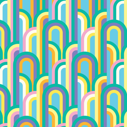 Rainbows Forever | Cloud9 Fabrics Quilting Cotton Yardage Organic Cotton