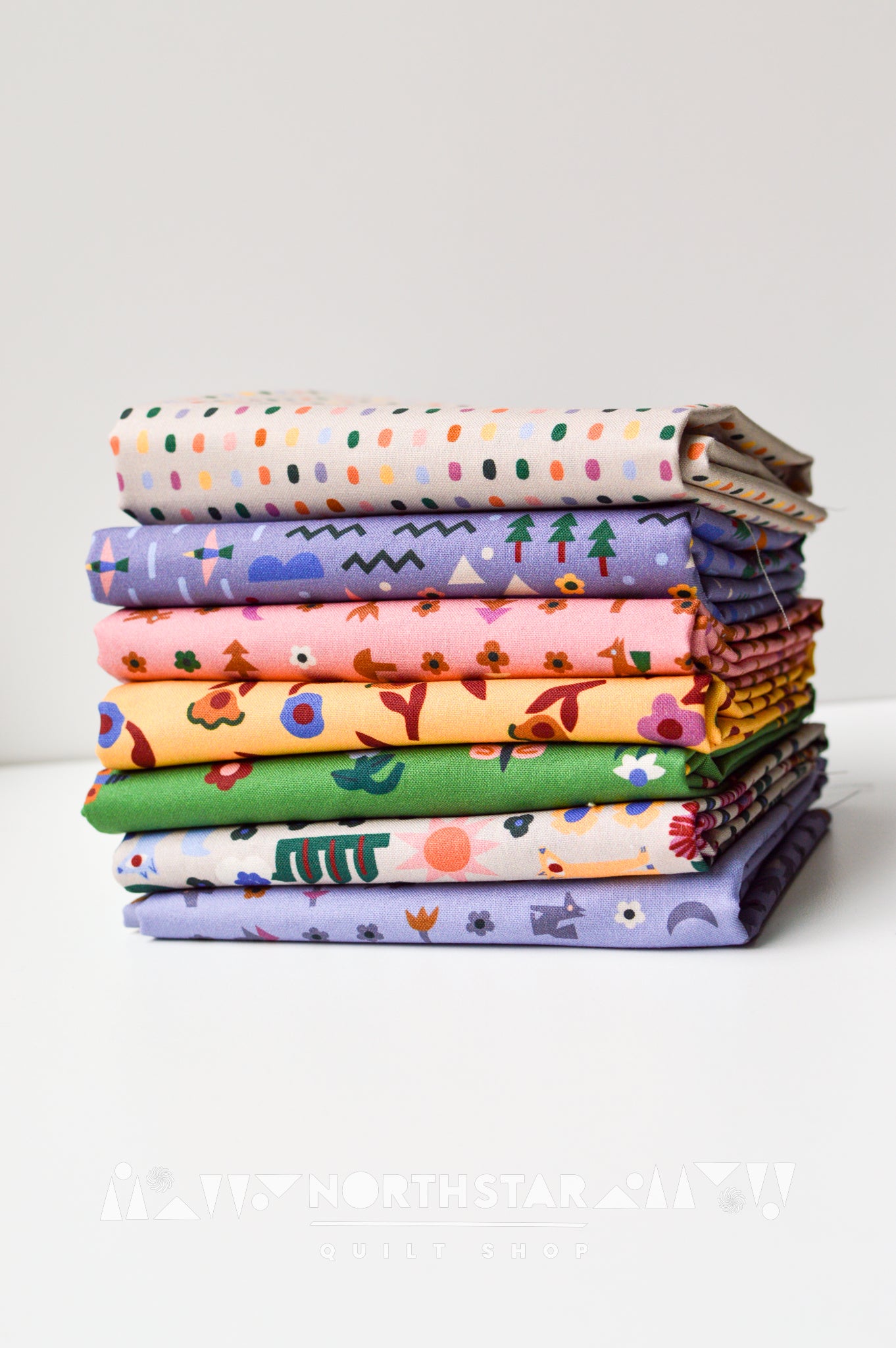 Over the River and Through the Woods | Cloud9 Fabrics Quilting Cotton Yardage Organic Cotton