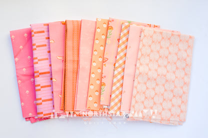 Pretty In Pink & Peach Bundle | Modern Quilting Fabrics