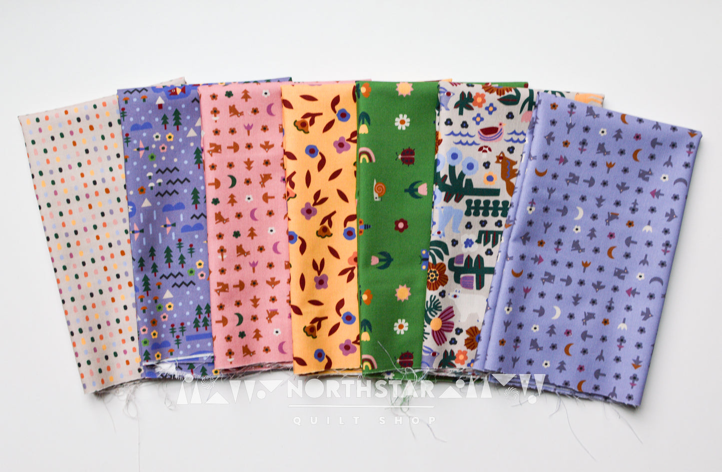 Over the River and Through the Woods | Cloud9 Fabrics Quilting Cotton Yardage Organic Cotton