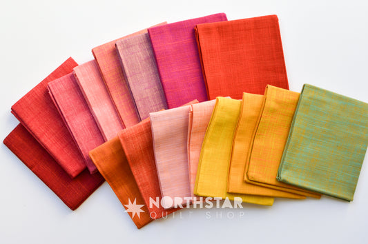 Daiquiri Handloom Fat Quarter Bundle | Windham Fabrics Cotton Quilting Bundle