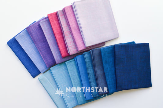 Morning Glory Handloom Fat Quarter Bundle | Windham Fabrics Cotton Quilting Bundle