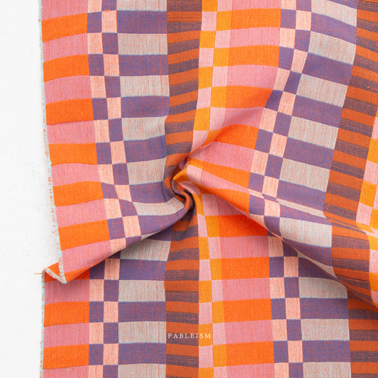 Fableism Fine and Dandy – Broken Stripes in Plenty Cotton Woven Fabric