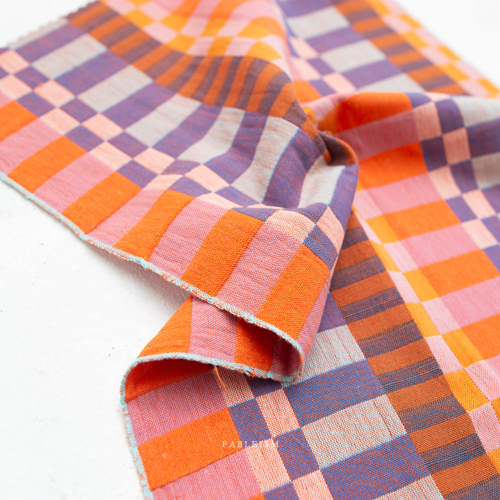 Fableism Fine and Dandy – Broken Stripes in Plenty Cotton Woven Fabric