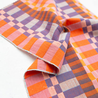 Fableism Fine and Dandy – Broken Stripes in Plenty Cotton Woven Fabric