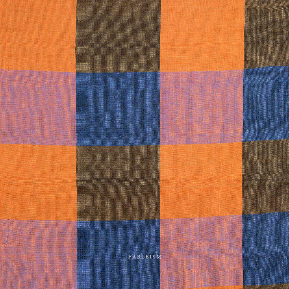 Fableism Fine and Dandy – 3 Inch Happy Checkers Cotton Woven Fabric