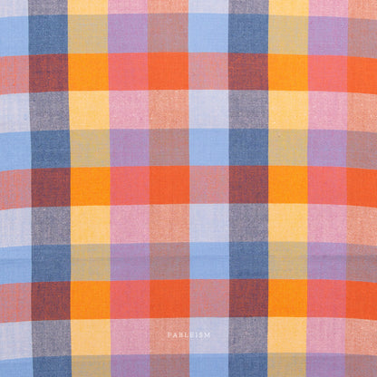 Fableism Fine and Dandy – 1 Inch Happy Checkers Cotton Woven Fabric
