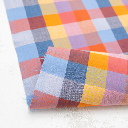 Fableism Fine and Dandy – 1 Inch Happy Checkers Cotton Woven Fabric