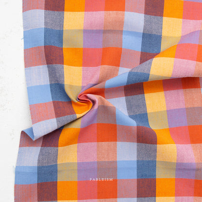 Fableism Fine and Dandy – 1 Inch Happy Checkers Cotton Woven Fabric