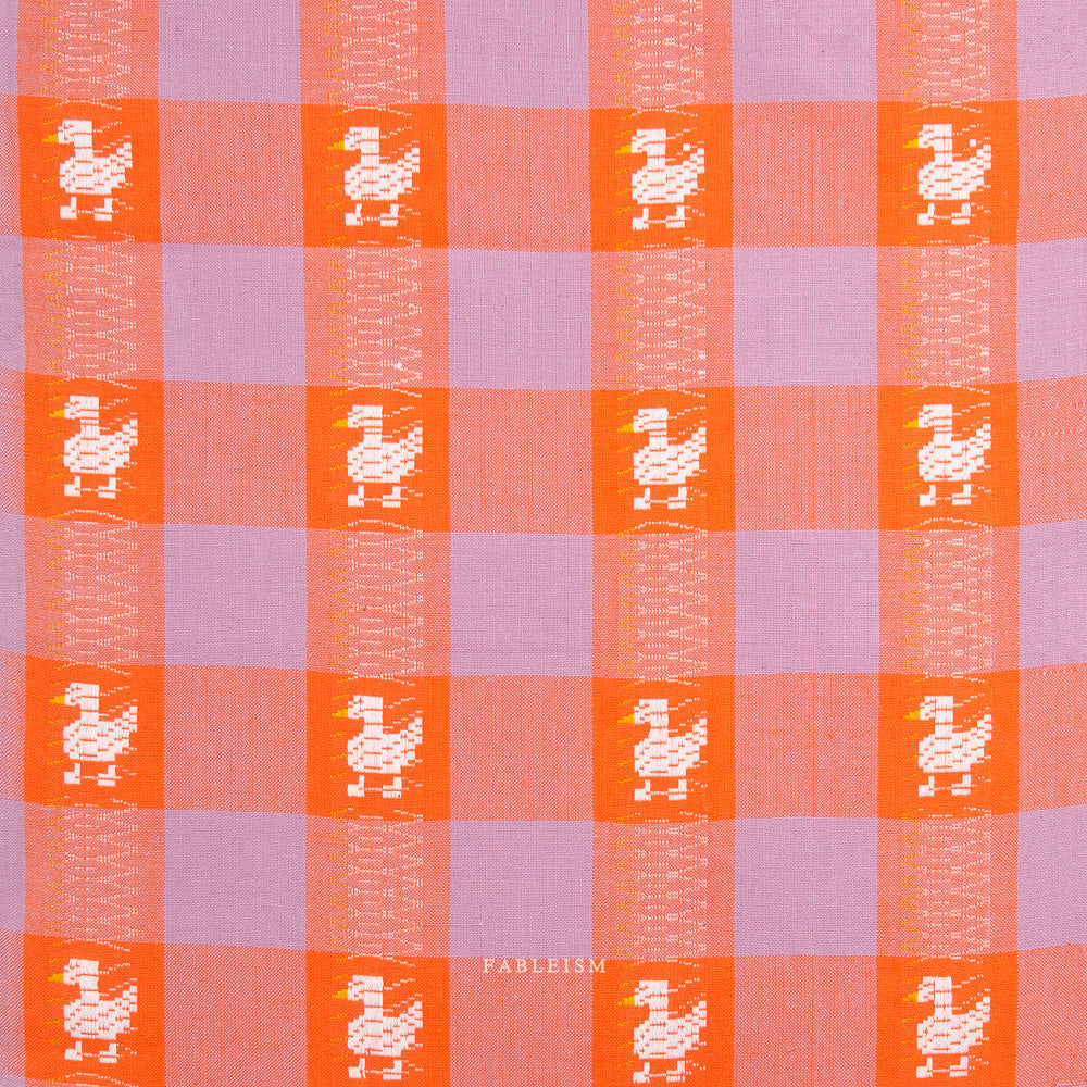 Fableism Fine and Dandy – Duck Duck Goose in Charming Cotton Woven Fabric