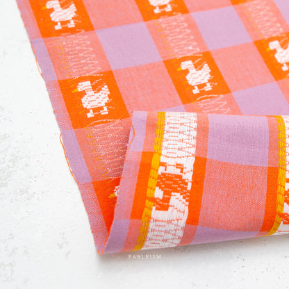 Fableism Fine and Dandy – Duck Duck Goose in Charming Cotton Woven Fabric