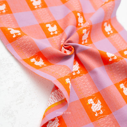 Fableism Fine and Dandy – Duck Duck Goose in Charming Cotton Woven Fabric