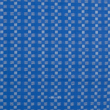 Fableism Fine and Dandy – Basket Weave in Bright Blue Cotton Woven Fabric
