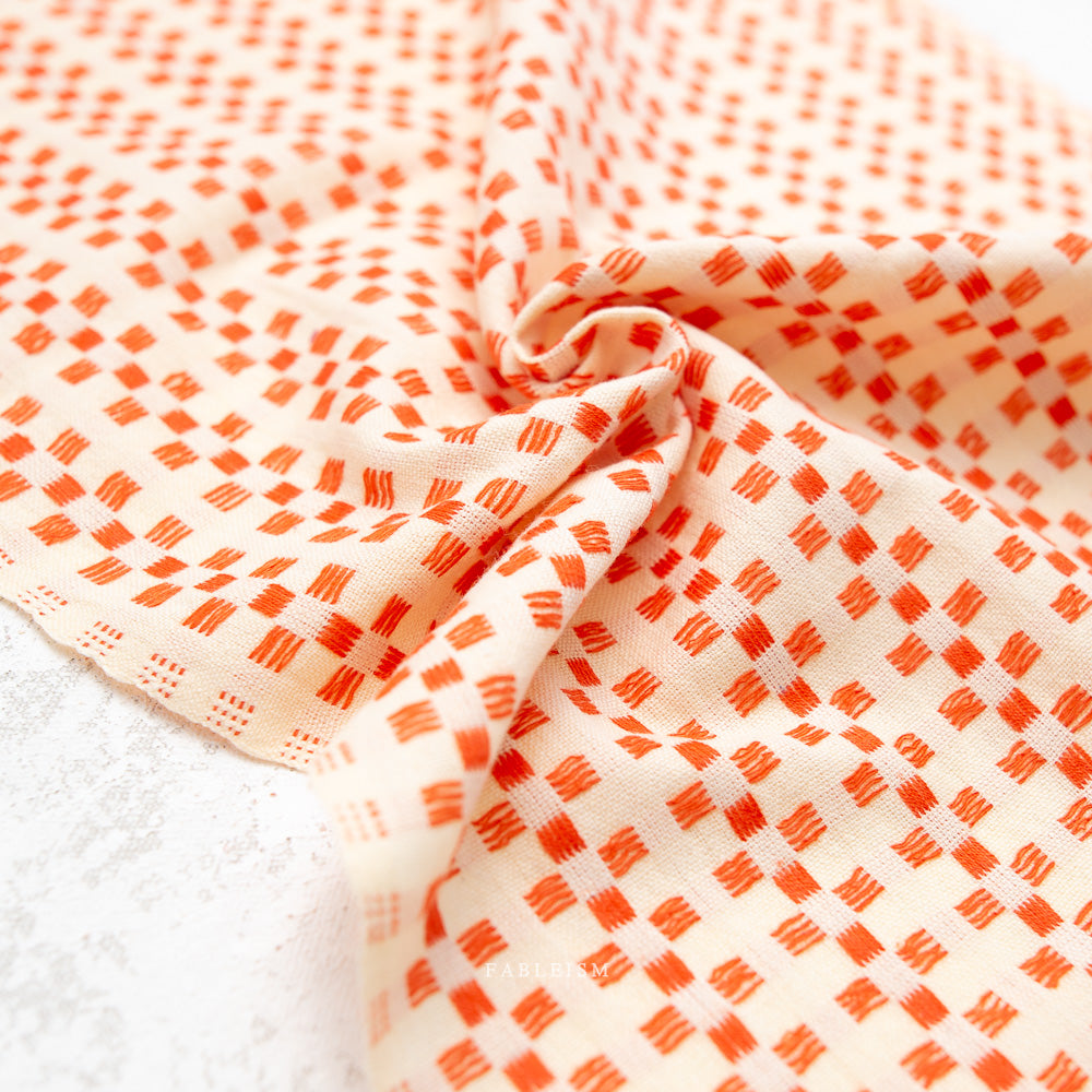 Fableism Fine and Dandy – Basket Weave in Picnic Cotton Woven Fabric