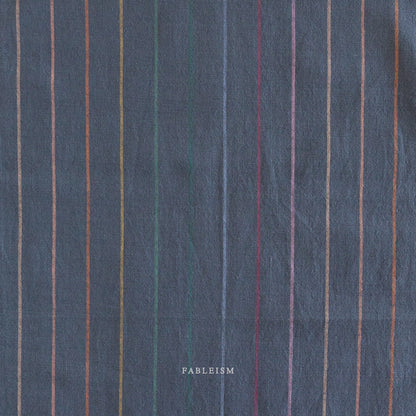 Skinny Stripe Dark Rainbow | Fableism Supply Co Cotton Quilting Yardage