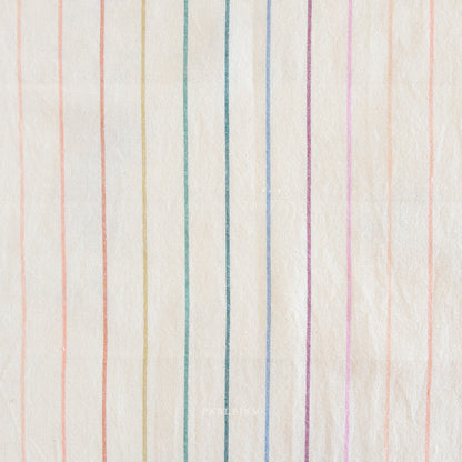 Skinny Stripe Light Rainbow | Fableism Supply Co Cotton Quilting Yardage